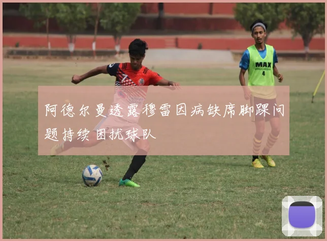 阿德尔曼透露穆雷因病缺席脚踝问题持续困扰球队